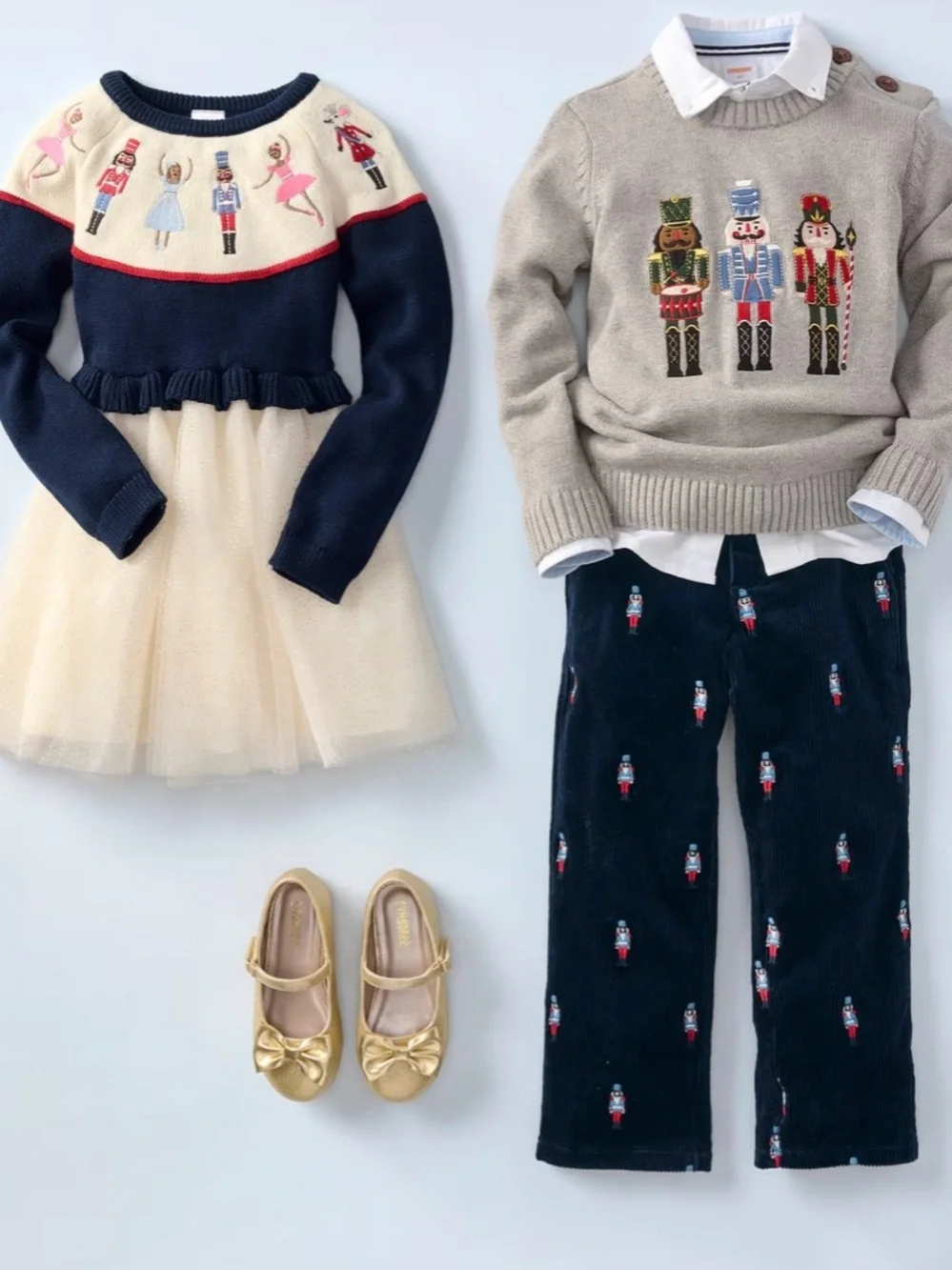 Gymboree Navy and Cream Nutcracker NYC Ballet Dress